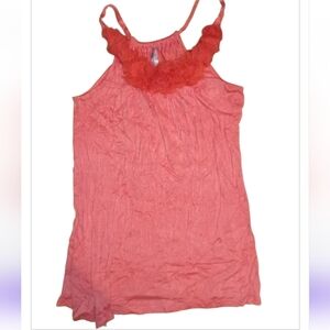 Coral Sleeveless Women's Top